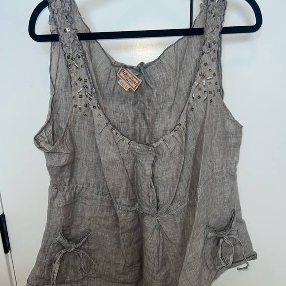 Marlboro Classics Gray Tank Top with Sequins - Picture 1 of 7